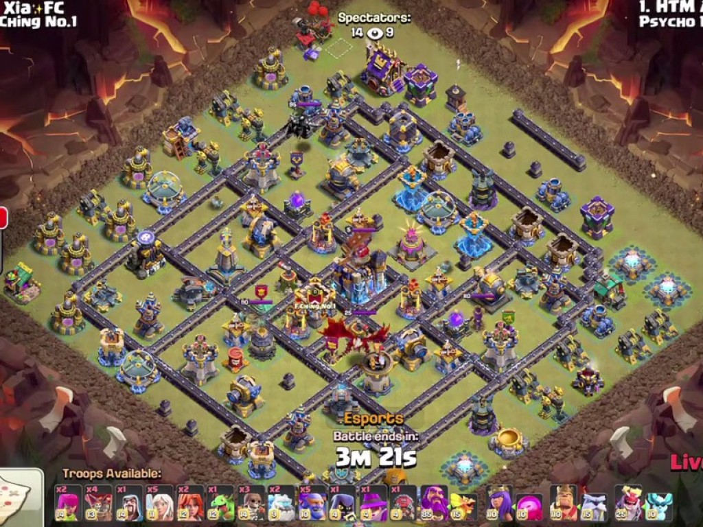 TH18 war base layout