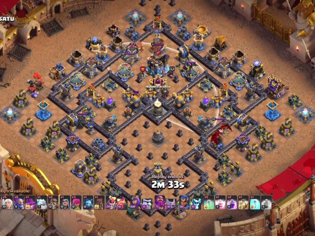 TH18 war base layout