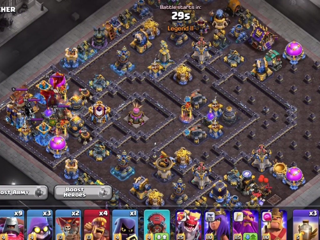 TH18 war base layout