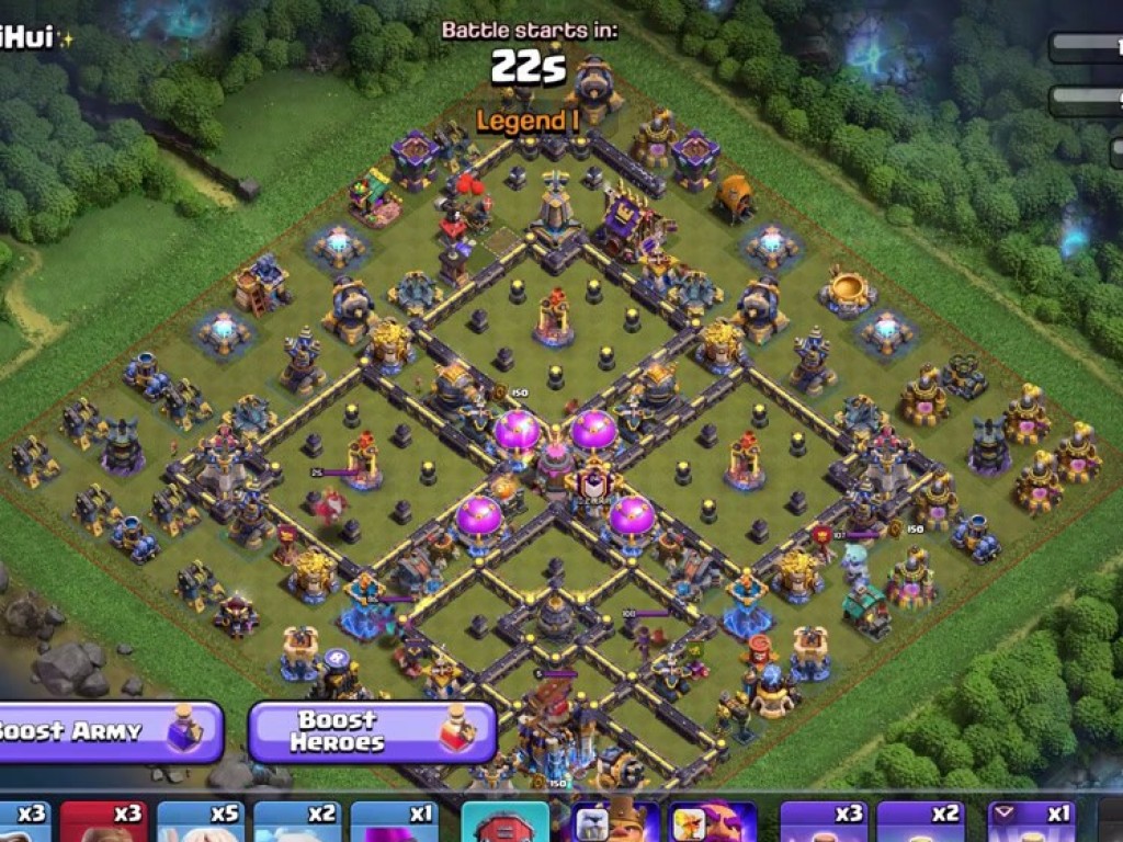 TH18 war base layout