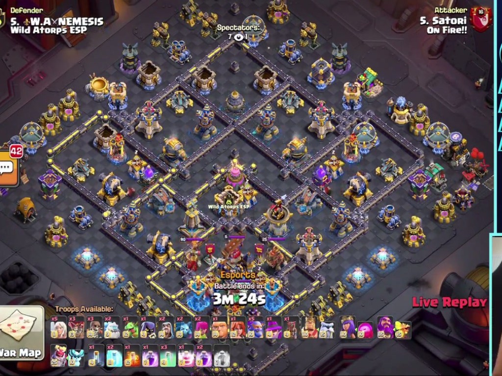 TH18 war base layout