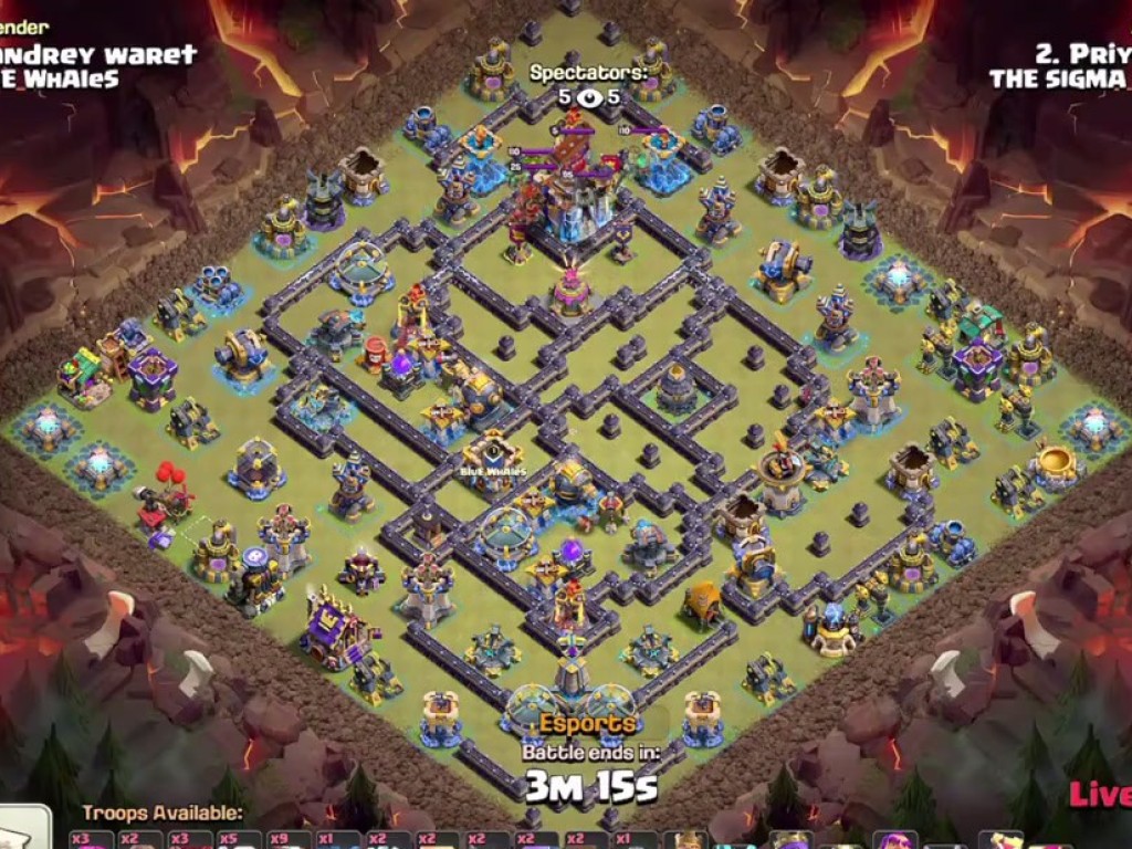 TH18 war base layout