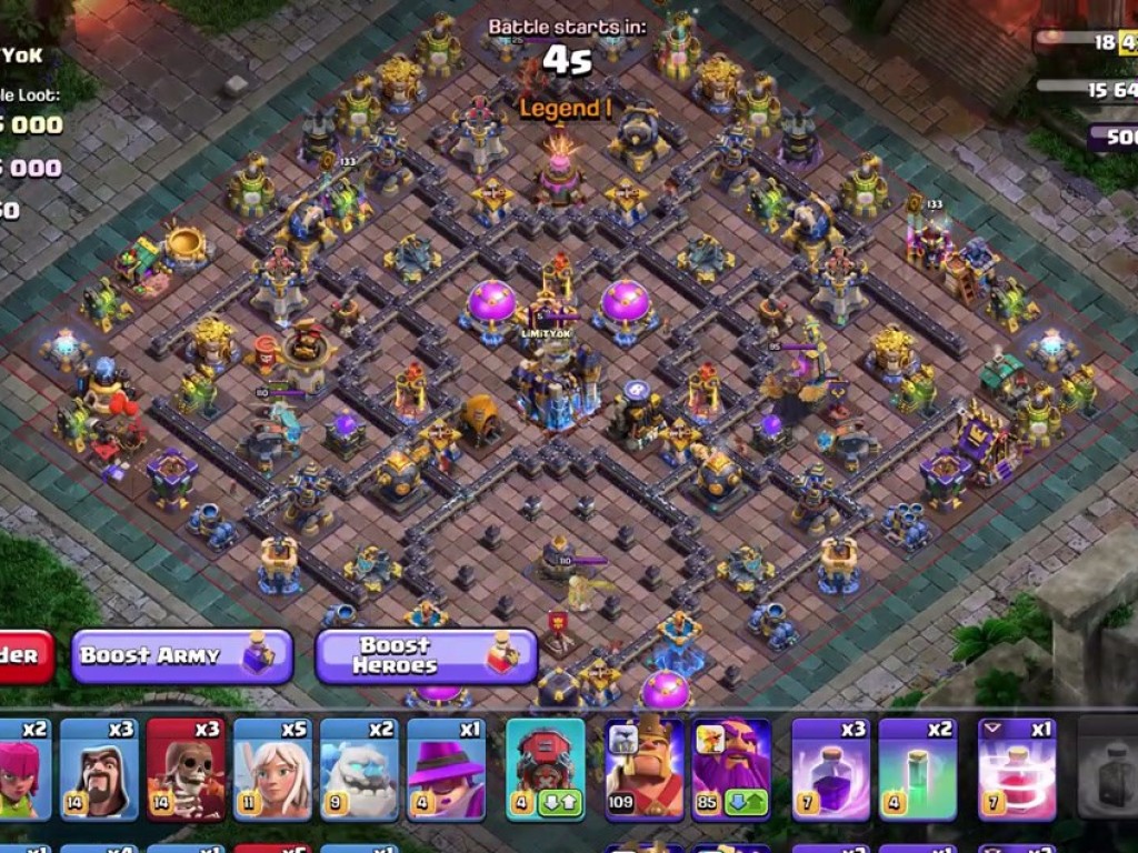 TH18 war base layout