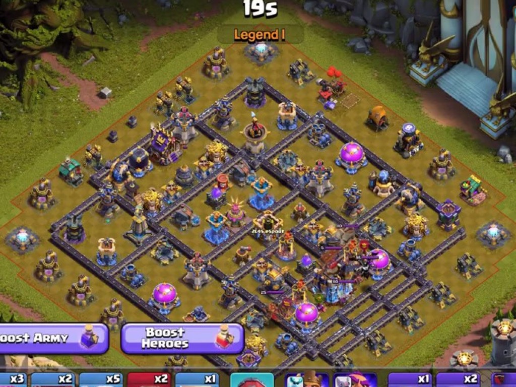 TH18 war base layout