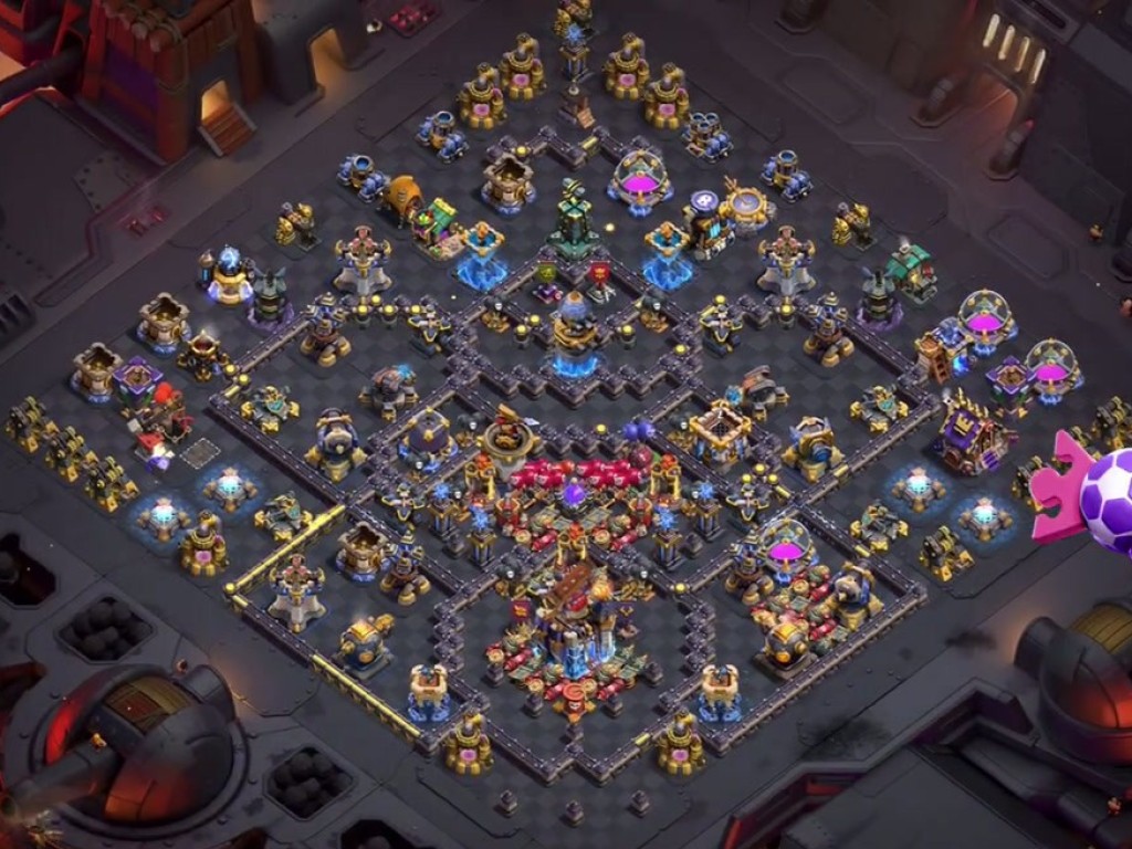 TH18 war base layout