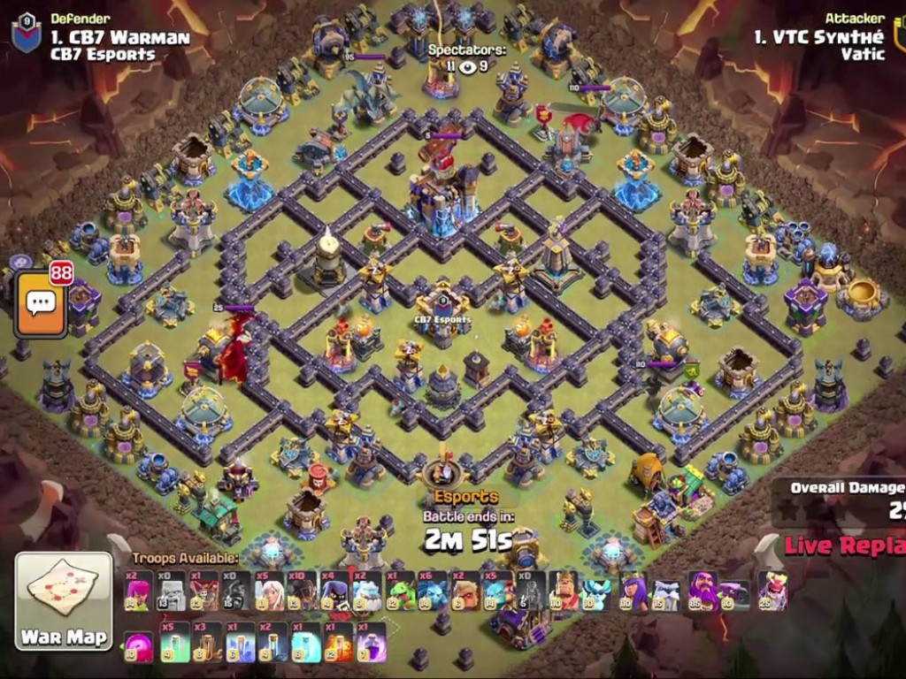 TH18 war base layout