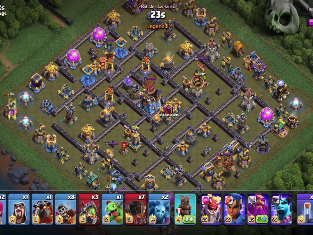 TH18 war base layout