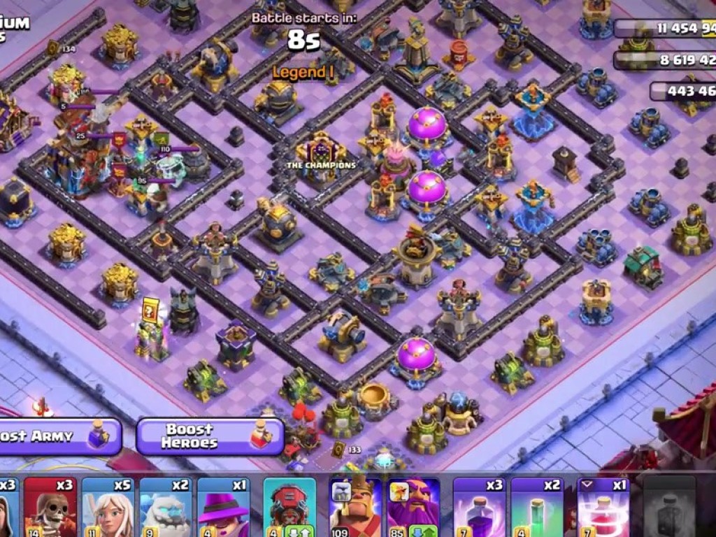 TH18 war base layout