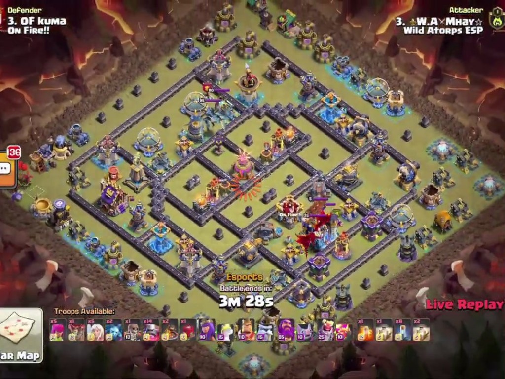 TH18 war base layout