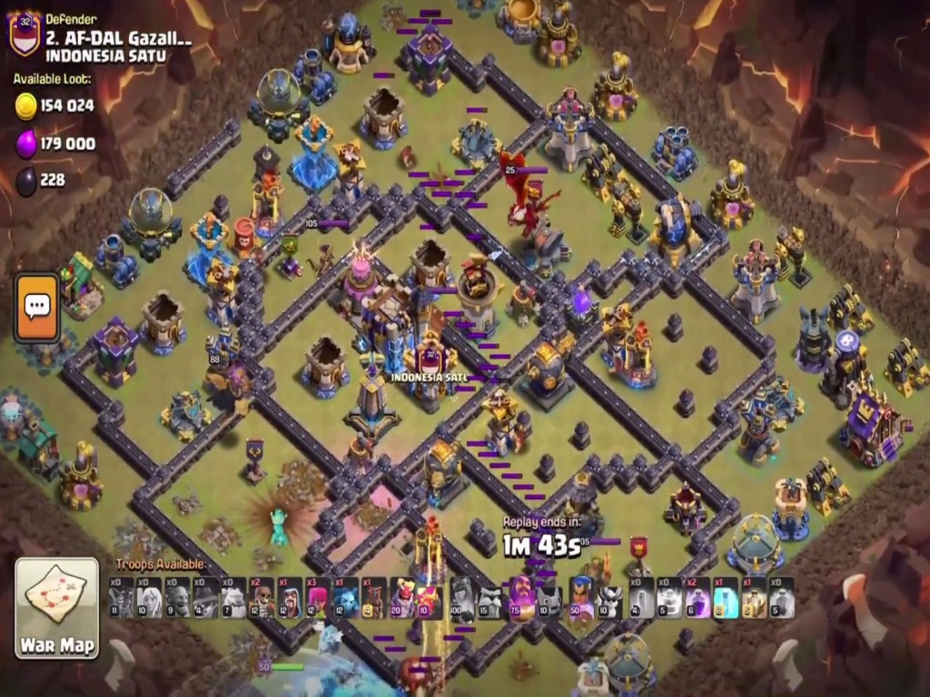 TH18 war base layout