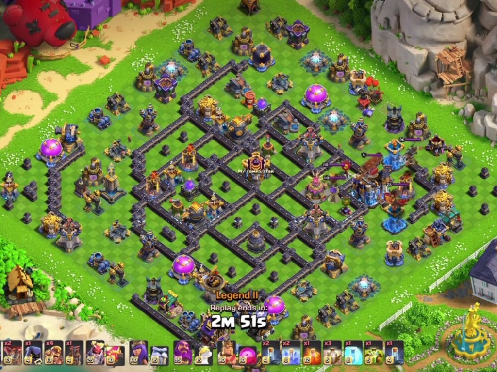 TH18 war base layout