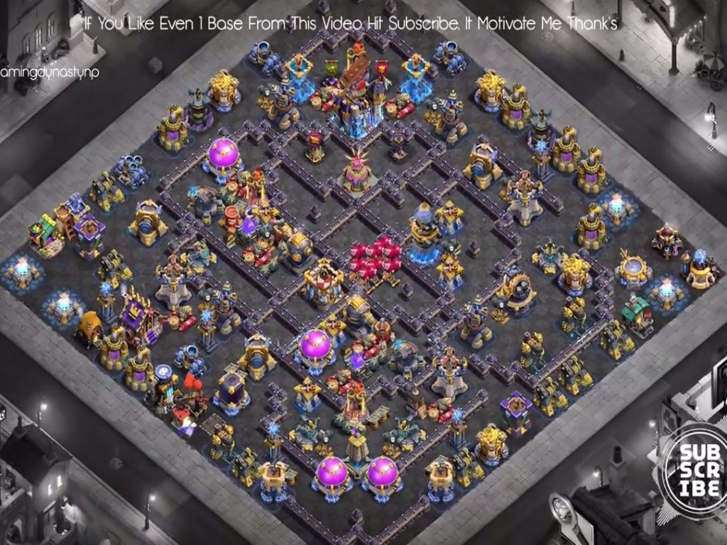 TH18 war base layout