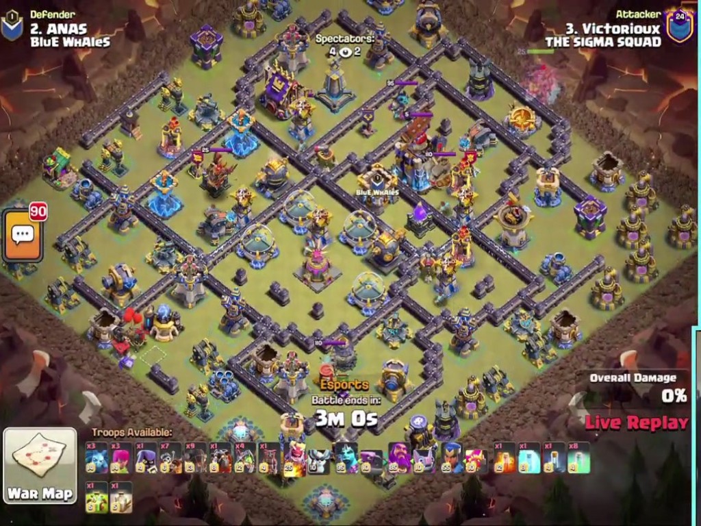 TH18 war base layout