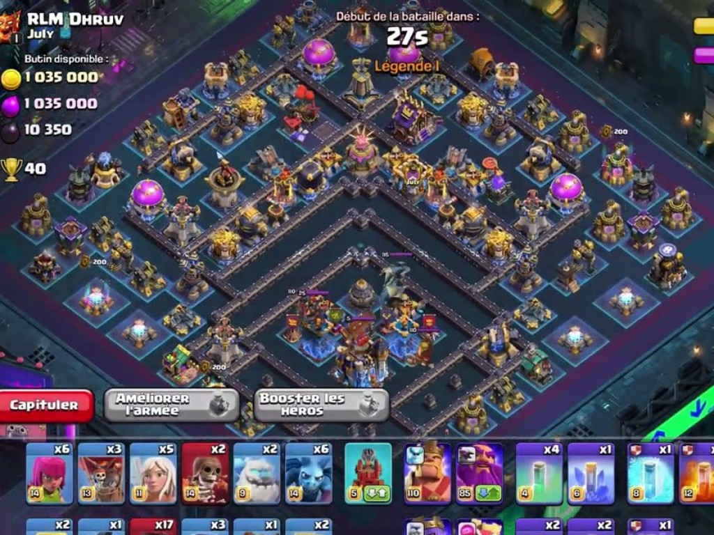 TH18 war base layout