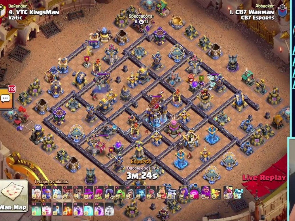 TH18 war base layout