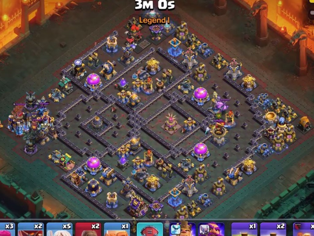 TH18 war base layout