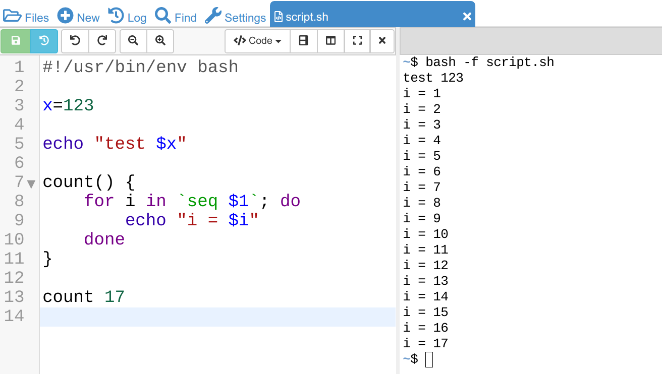 Cocalc Online Linux Environment