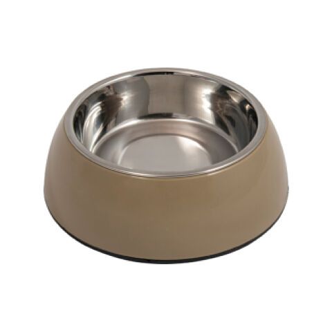 Bowl taupe inox