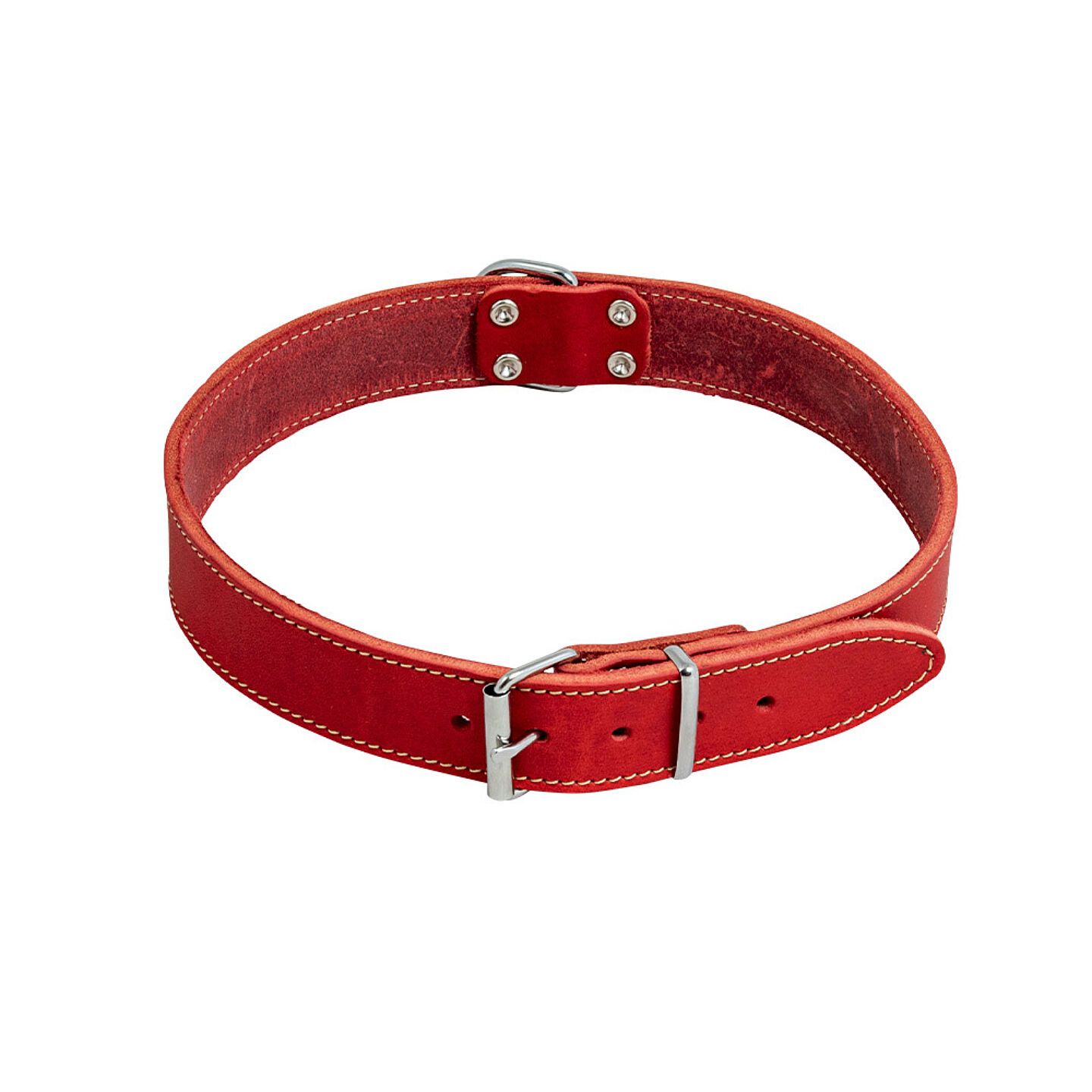 Halsband vetleder rood