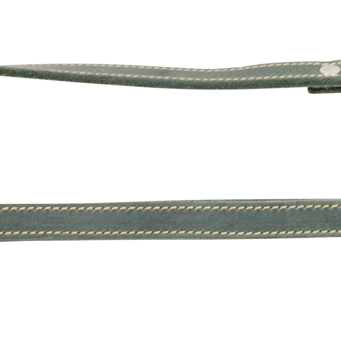 JV Greased Leather Slip Leash Grey