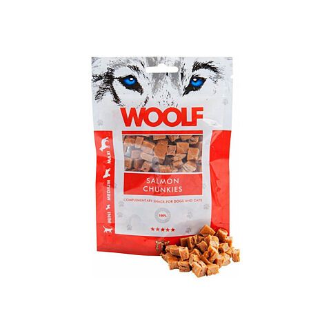 8594178550631 woolf salmon chunkies 100gr