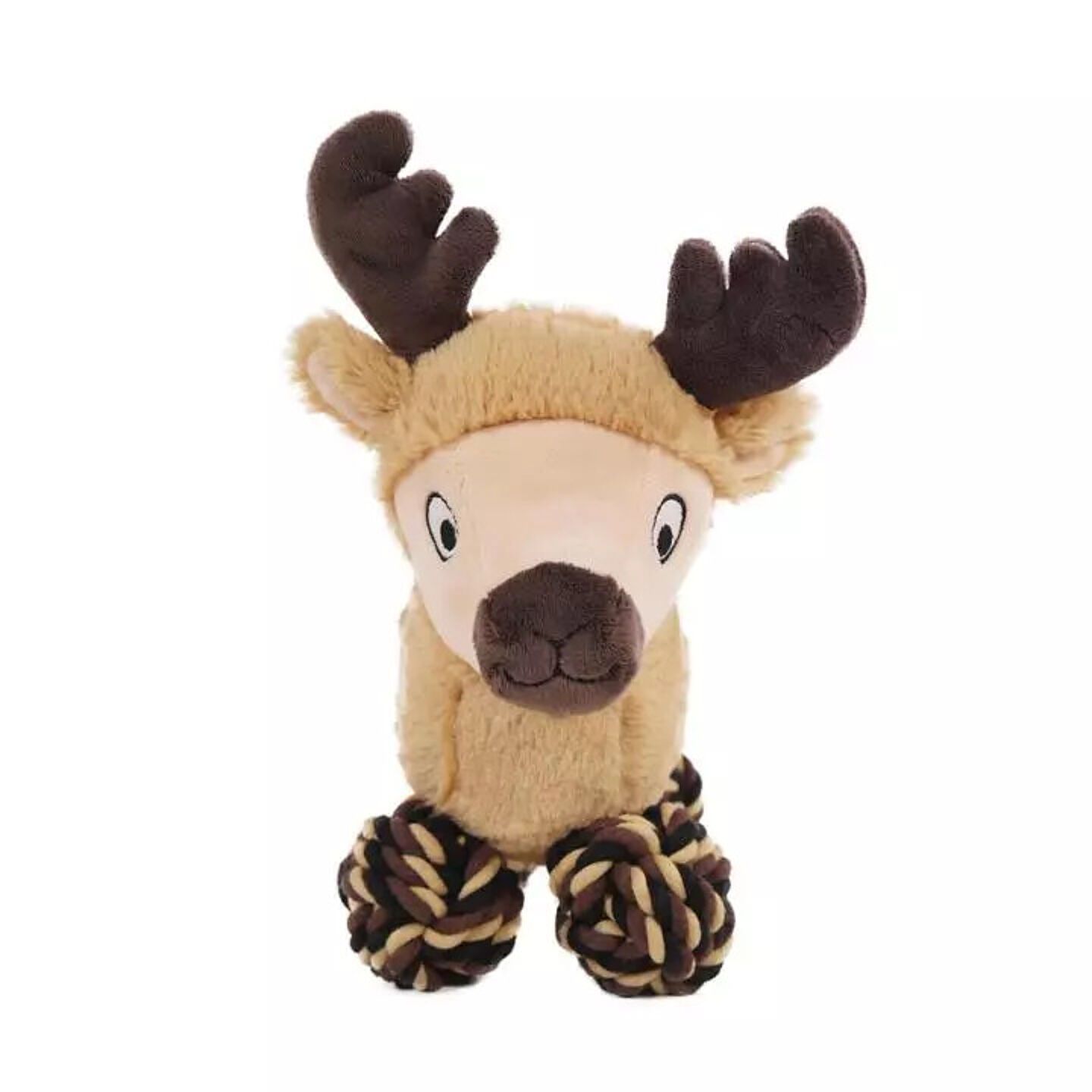 Rosewood cupid comet festive rope reindeer dog toy nbnf jpg
