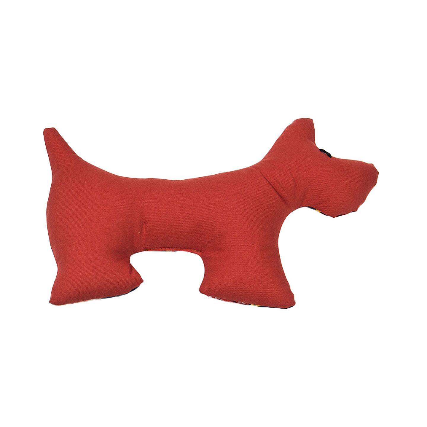 AB soft toys hond 42 x 25 cm rood