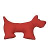 AB soft toys hond 42 x 25 cm rood