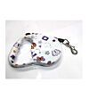 Flexi wit purple vlinders for pet