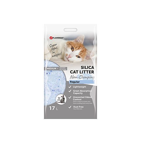 deze kattenbakvulling is stofvrij  en geschikt voor katten en kittens