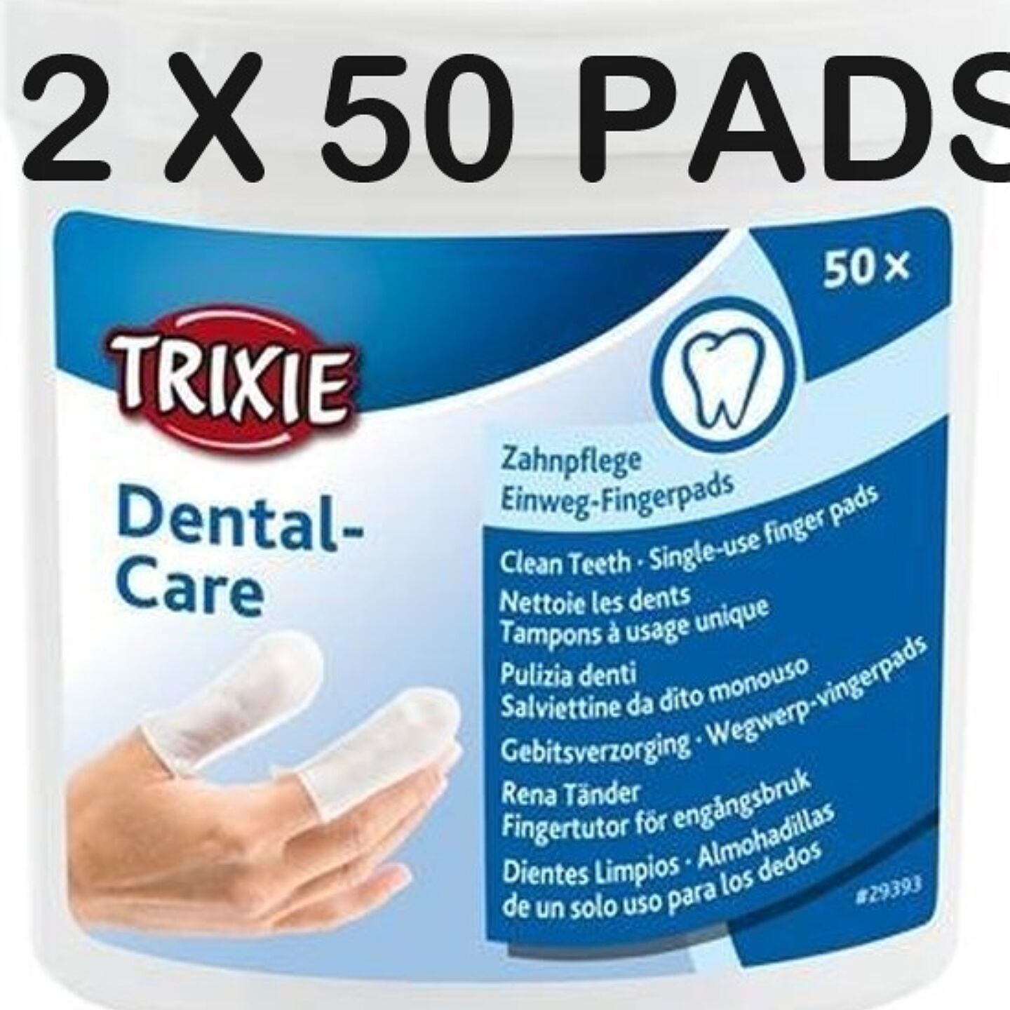 Trixie dental care vingerdoekjes