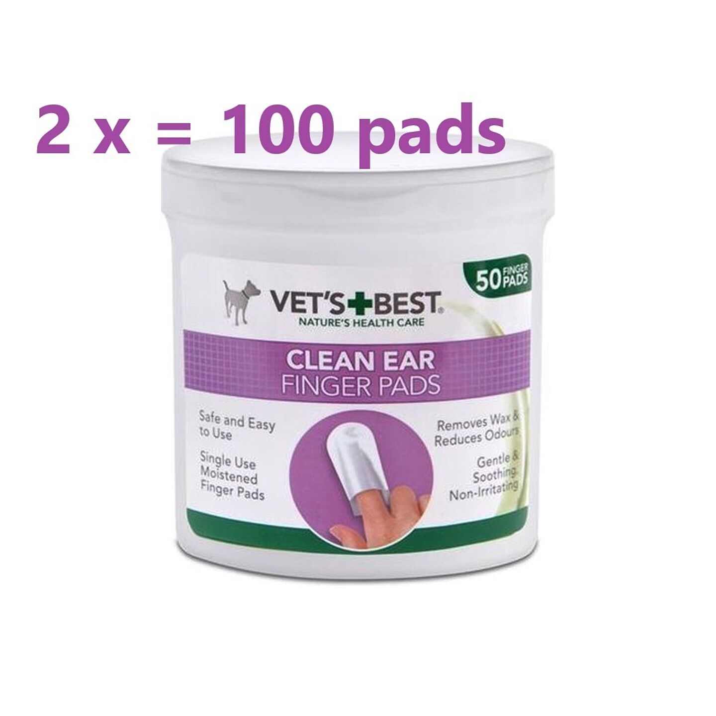 Vets best clean ear finger pads