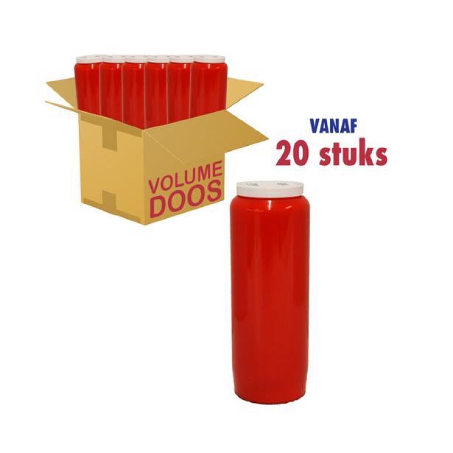 Spaas rood 9 dagenbranders 20 st aa