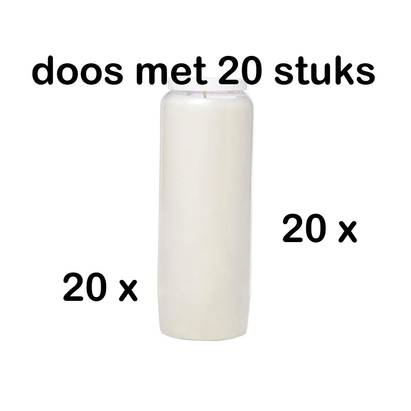 Spaas kaars wit correct