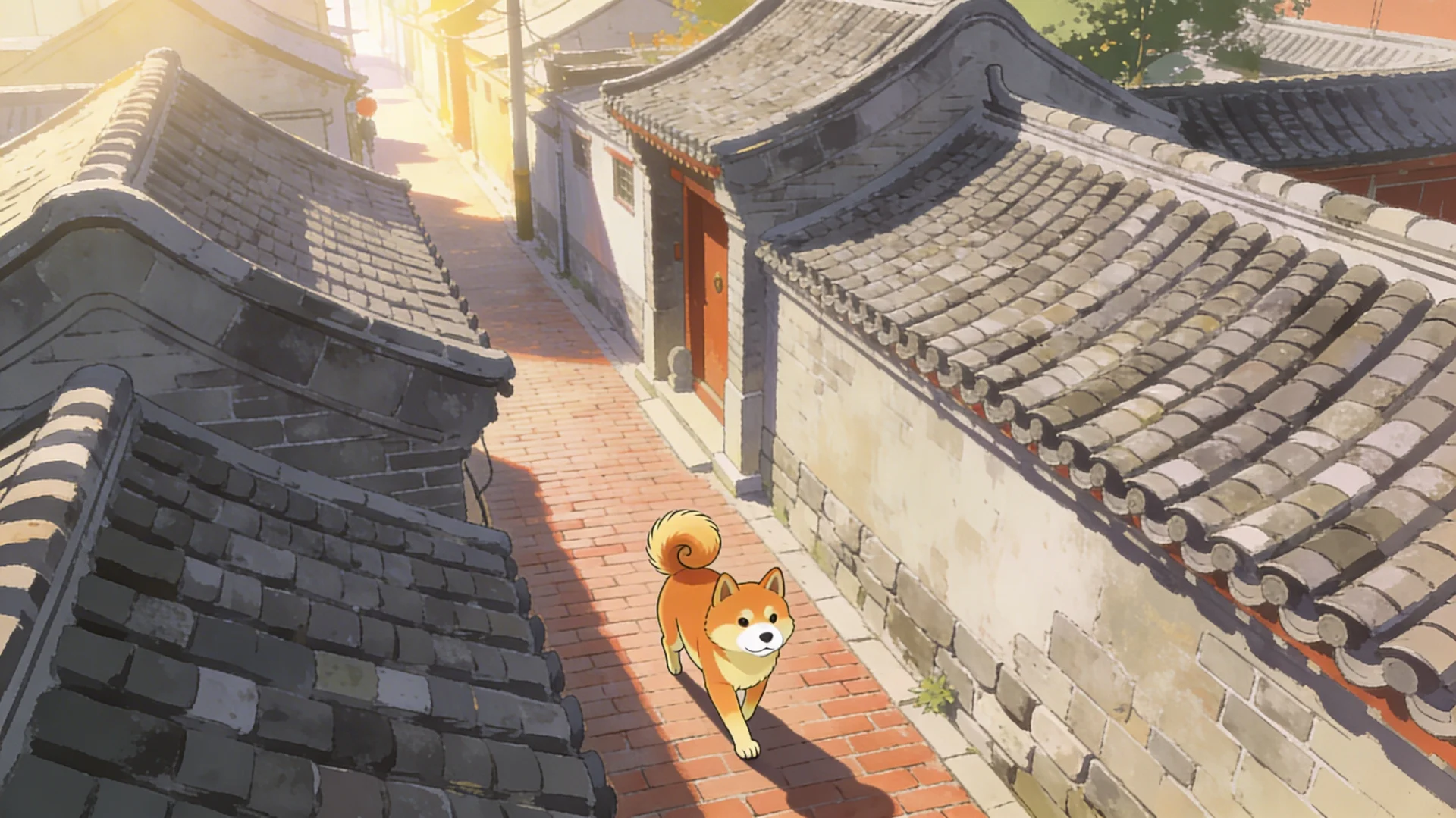 The Dog Walks and Sniffs at the Same Time - 狗狗边走边闻 — Page 1