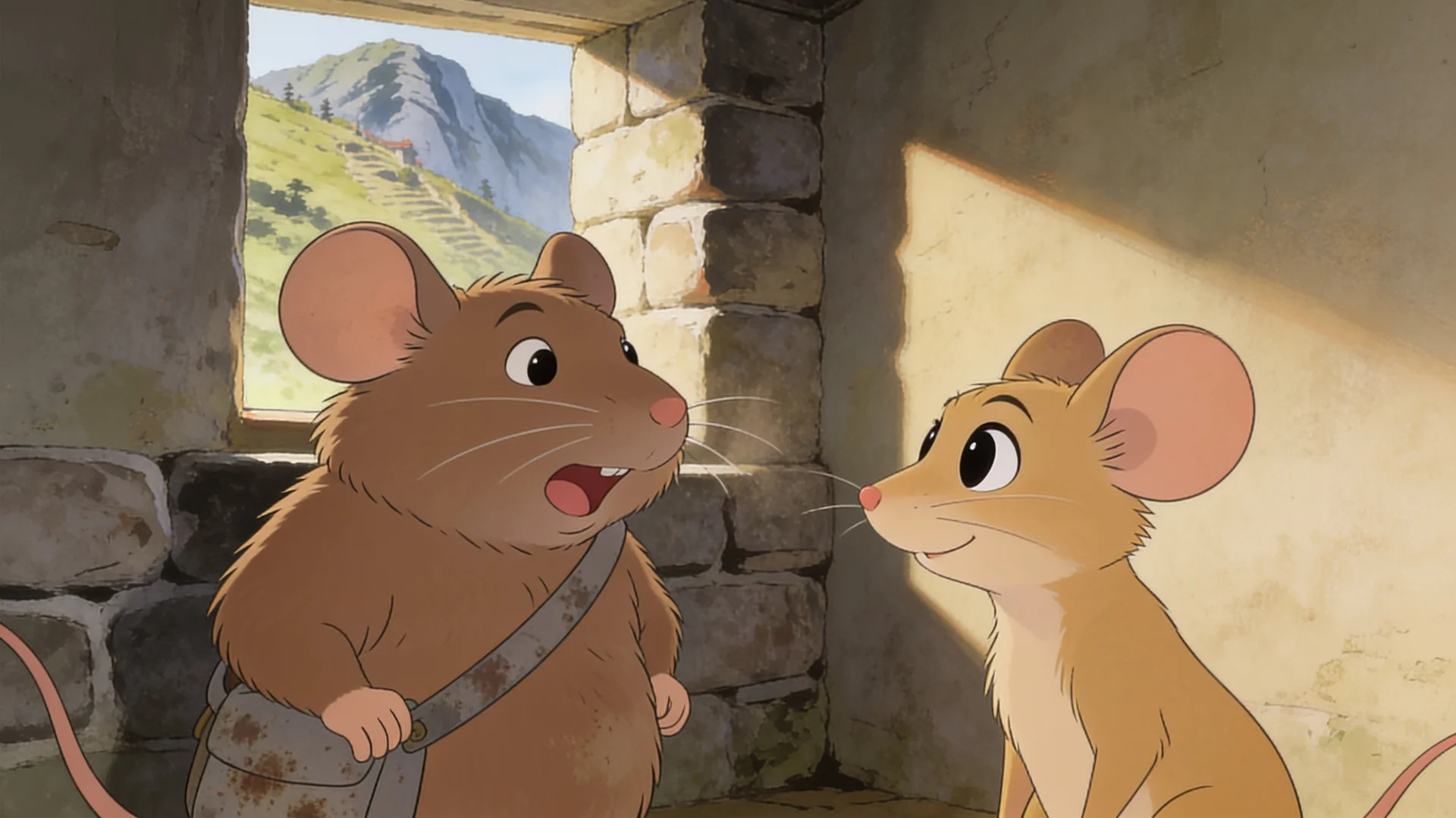 The City Mouse and the Mountain Mouse - 城里的老鼠和山里的老鼠 — Page 2