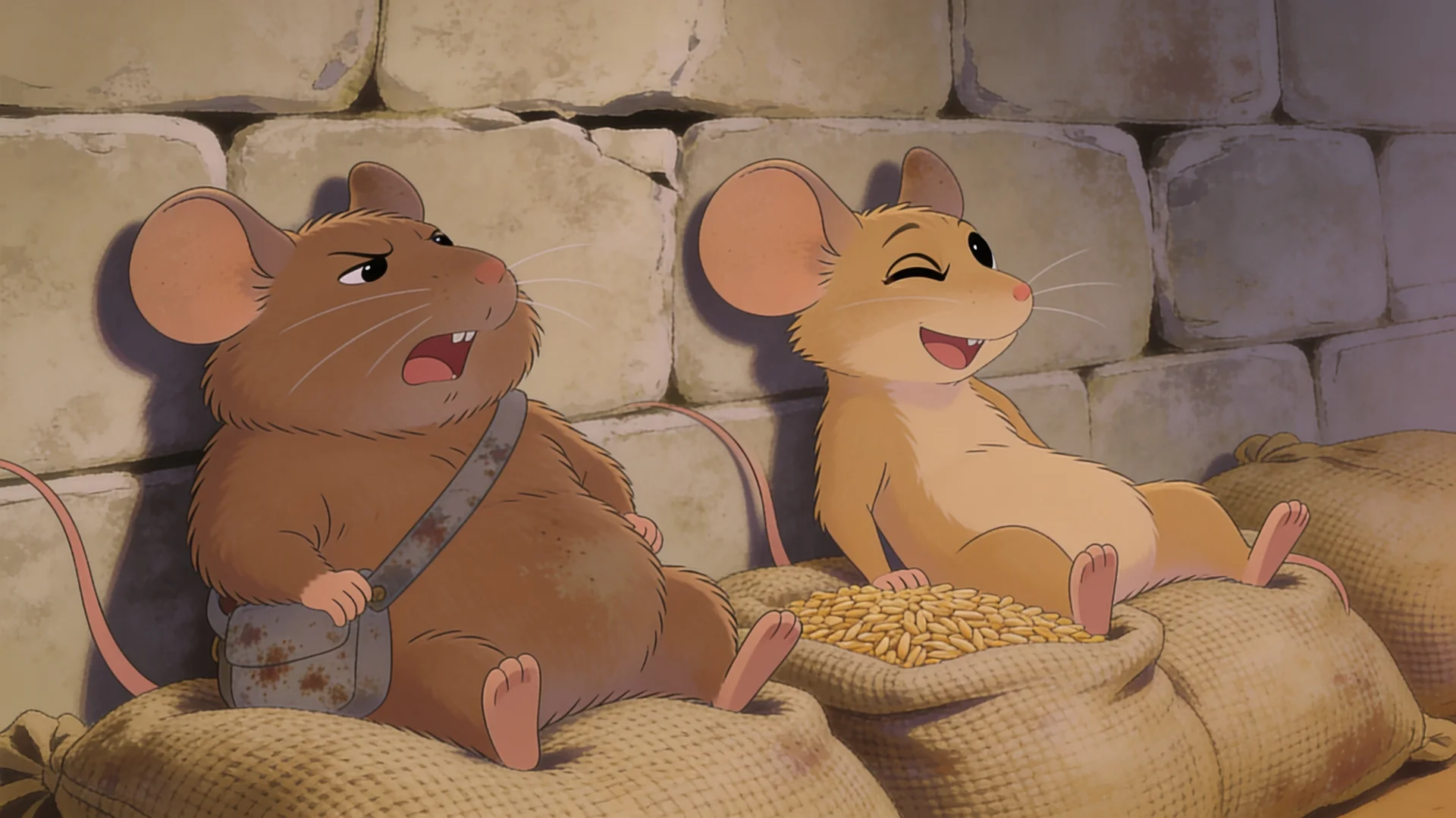 The City Mouse and the Mountain Mouse - 城里的老鼠和山里的老鼠 — Page 12