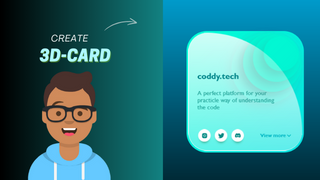 3D Card | Front-end Project logo