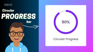Circular Progress Bar | Front-end Project logo