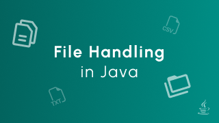 File Handling in Java logo