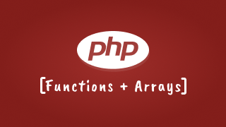 PHP Functions and Arrays logo