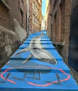 Street art "Dissipation"