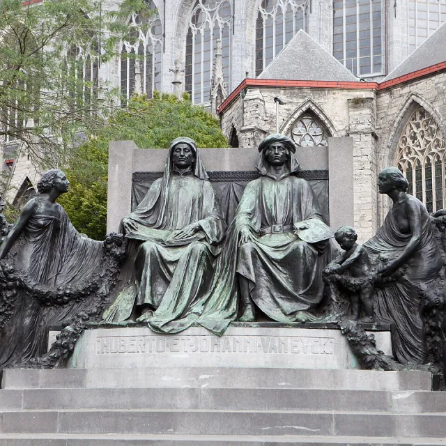 Monument to the Van Eyck brothers