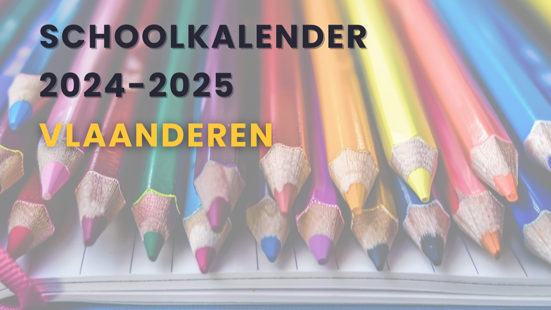 Calendrier Scolaire 2024-2025 (Flandre)
