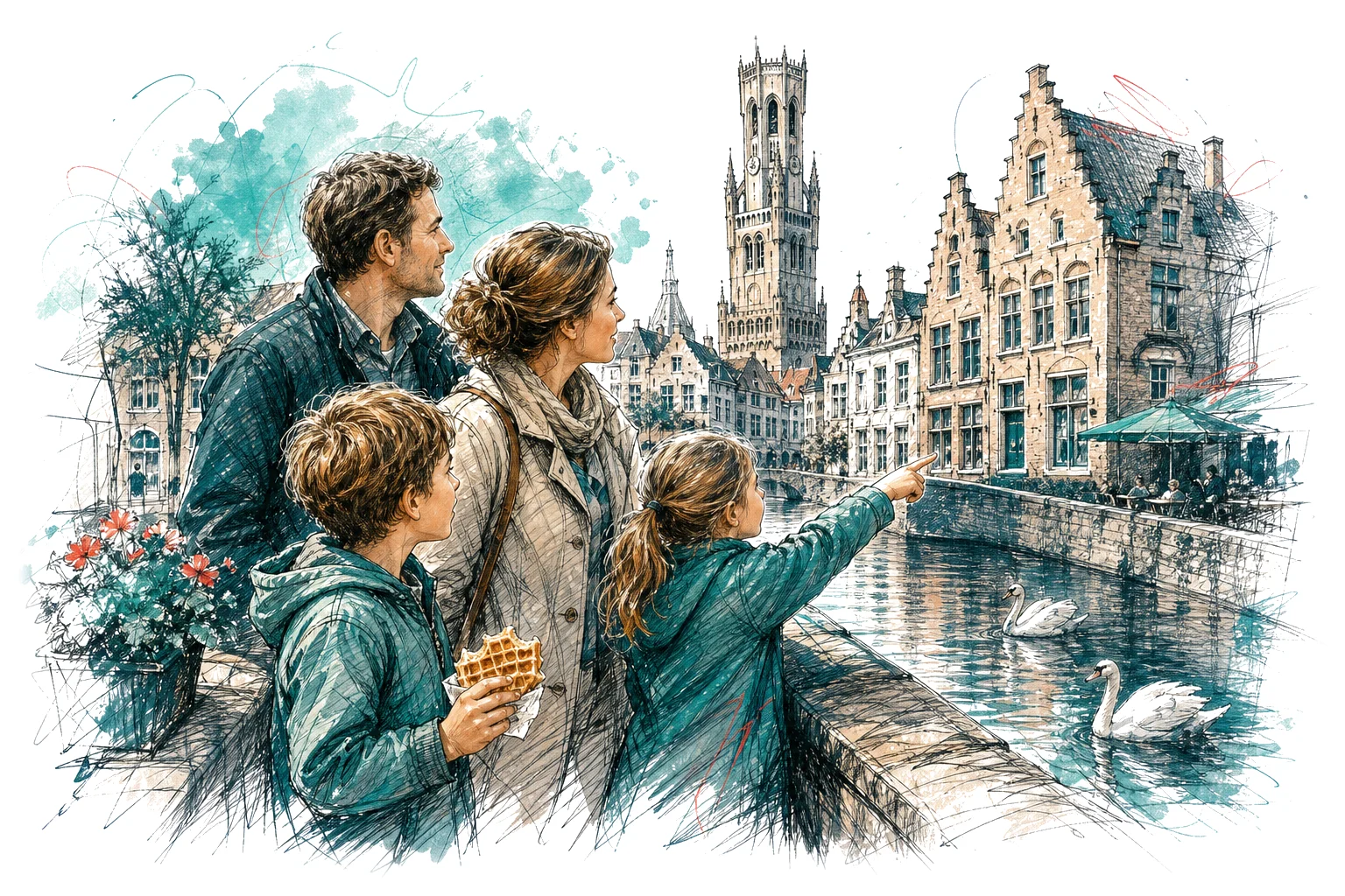 Bruges avec des enfants : idées pour un séjour en famille