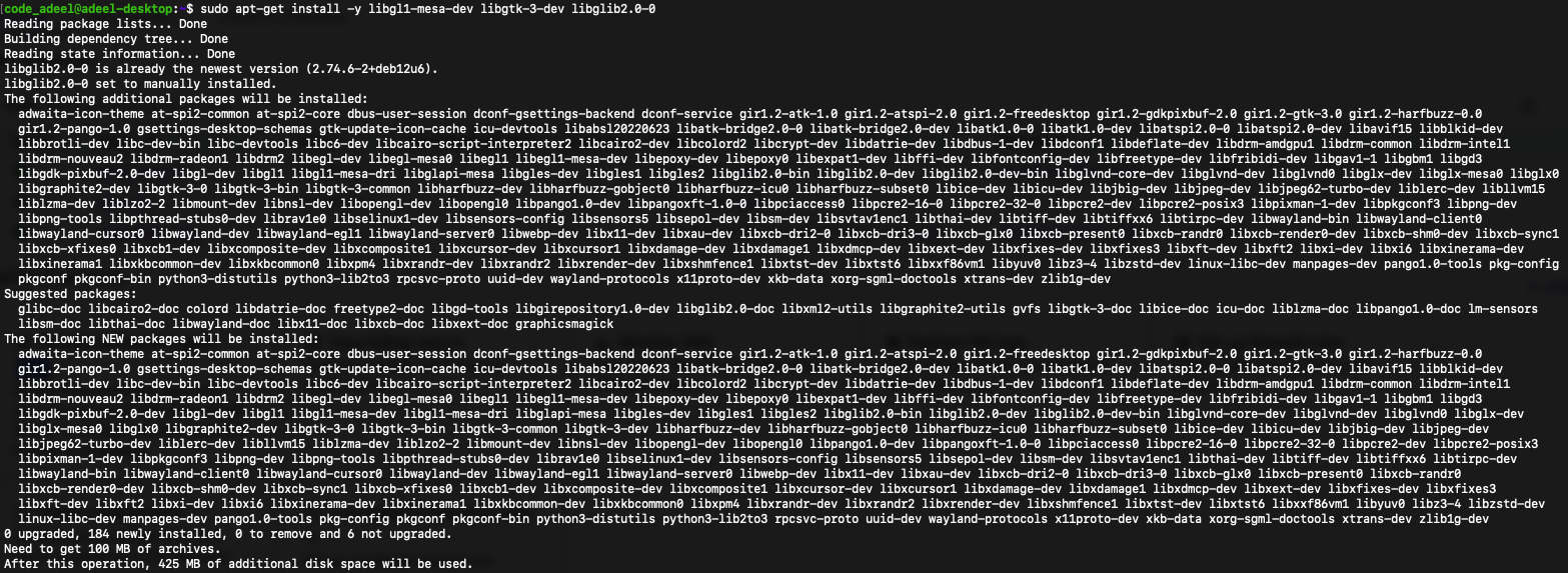 dependenciesInstall