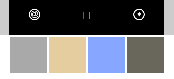 Image shows output with symbols in the buttons