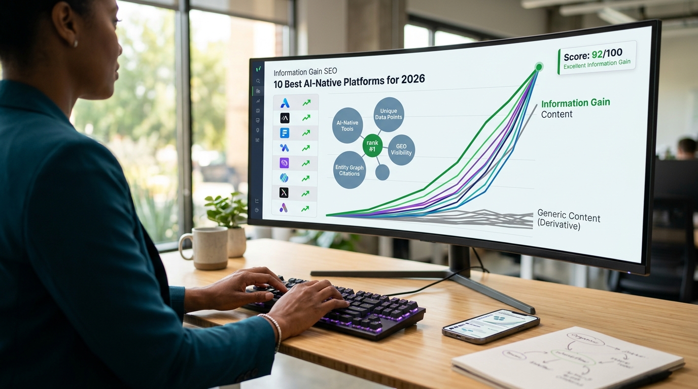 Information Gain SEO Tools: 10 Best AI-Native Platforms for 2026