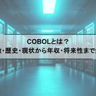 COBOLとは？特徴・歴史・現状から年収・将来性まで解説