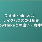 Databricksとは｜レイクハウスの仕組み・Snowflakeとの違い・案件単価